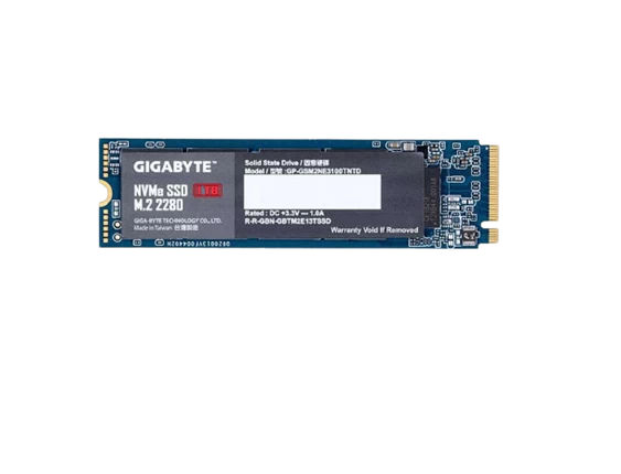 Ổ cứng SSD Gigabyte 1TB M.2 2280 PCIe NVMe Gen 3x4 (Đọc 2400MB/s, Ghi 1800MB/s) - (GAG325E1TB) - Chính Hãng