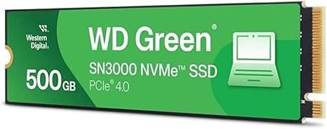 SSD NVMe Western Digital WD Green SN3000 500GB PCIe Gen4 M.2 2280