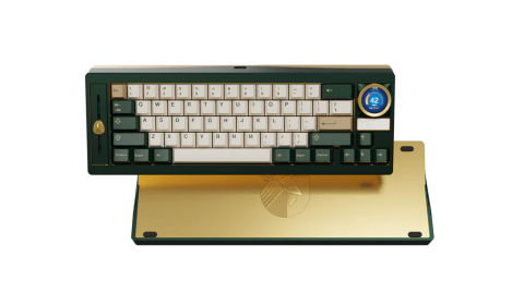 Freya Ultra Anodized Pine Keyboard - Anodized Gold