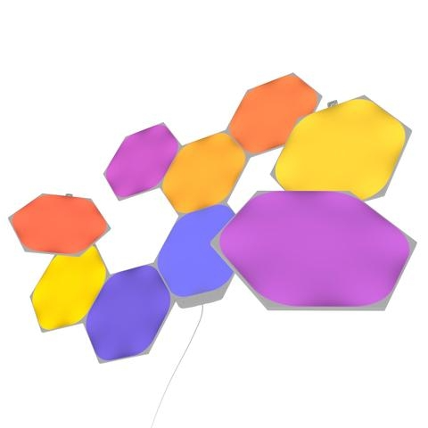 Nanoleaf Shapes Hexagons | Bộ Đèn Thông Minh 9 Miếng | Công Nghệ Connect+