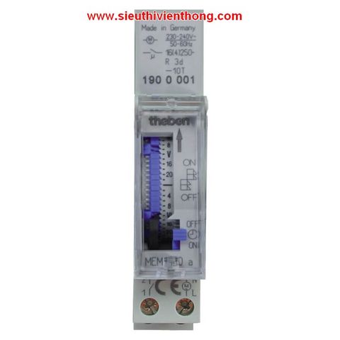 Công tắc hẹn giờ dạng cơ THEBEN MEM 190 a
