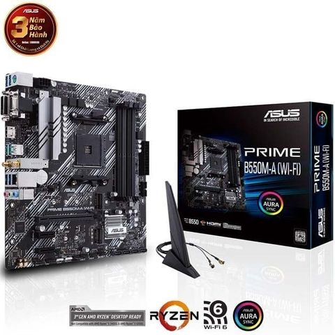 Bo mạch chủ ASUS PRIME B550M-A (WI-FI) II