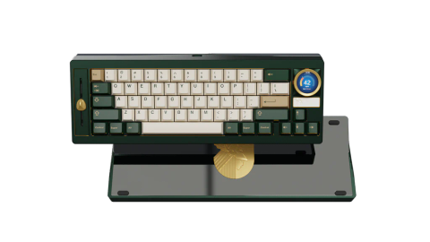 Freya Ultra Anodized Pine Keyboard - PVD Silver