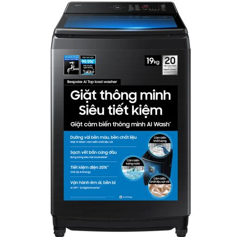 Máy Giặt Samsung Inverter 19 kg WA80F19B9BSV