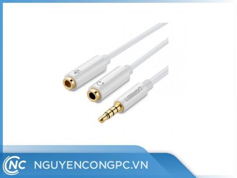 Cáp chia 3.5mm ra Jack Micro và Loa Ugreen 10789 chính hãng