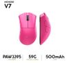 Chuột gaming MCHOSE V7 Berry Red PAW3395, 3 chế độ