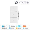 MOES Matter WiFi Star Grand 3 Gang cảm ứng 10A 2200W
