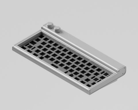 Bays60 Keyboard - Anodic- Silver