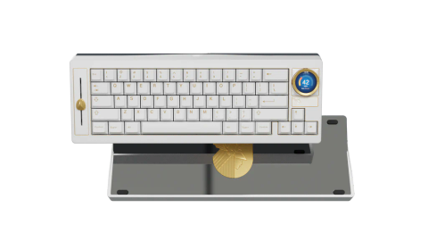 Freya Ultra E-White Keyboard - PVD Silver