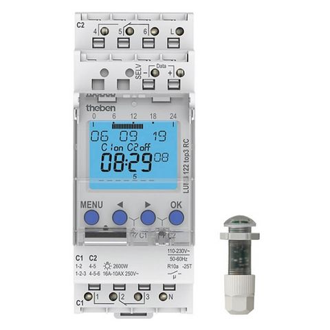 Công tắc cảm ứng ánh sáng THEBEN LUNA 122 top3 RC EL