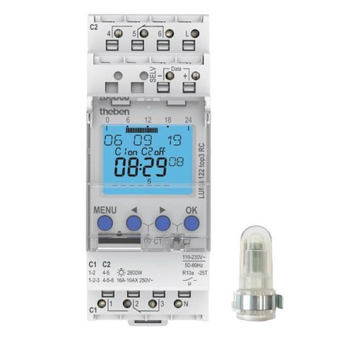 Công tắc cảm ứng ánh sáng THEBEN LUNA 122 top3 RC AL