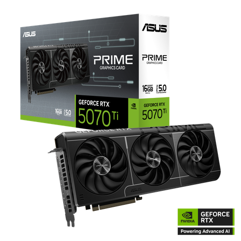 Card màn hình ASUS Prime GeForce RTX 5070 Ti 16GB GDDR7 (PRIME-RTX5070TI-16G)