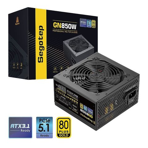 Nguồn Segotep GN850W ATX 3.1 - 850W 80 Plus Gold PCIe 5.1 cho PC