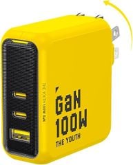  Sạc AOHI Youth 100W GaN 3 Cổng USB-C Màu Vàng 