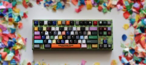 Promise87 Colored Titanium Alloy Edition Keyboard - Dunhuang
