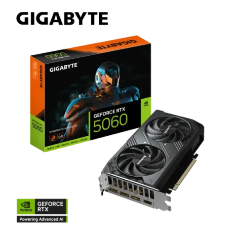 Card màn hình Gigabyte GeForce RTX 5060 Windforce Max OC 8GB