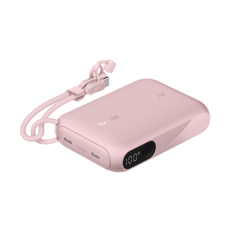 Pin Dự Phòng Belkin 20W PD LCD + Cable | Chính Hãng Cao Cấp