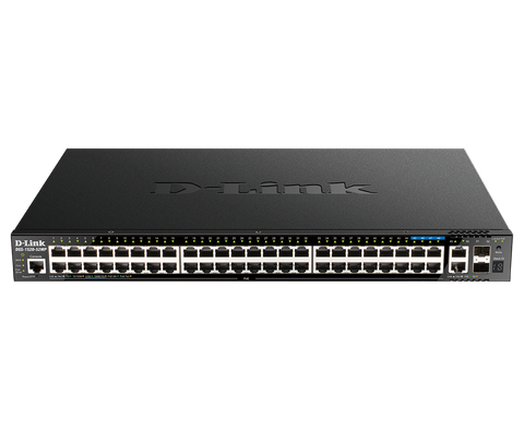 DGS-1520-52MP – Switch Layer 3 Stackable Smart Managed 52 Port PoE+