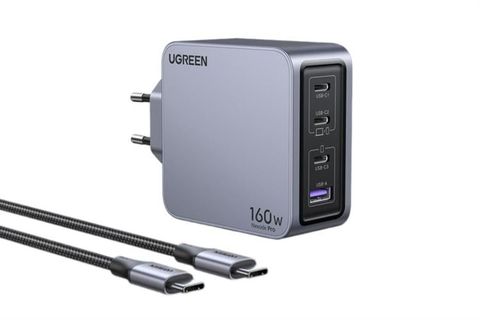 Bộ sạc nhanh 4 cổng USB Type-C QC3.0 PD 160W Ugreen Nexode Pro