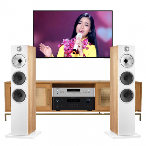 Dàn nghe nhạc 2 kênh Stereo NN83 (B&W 603 S2 Anniversary Edition, Rotel RA 1572 MKII, Rotel RC 1572 MKII)