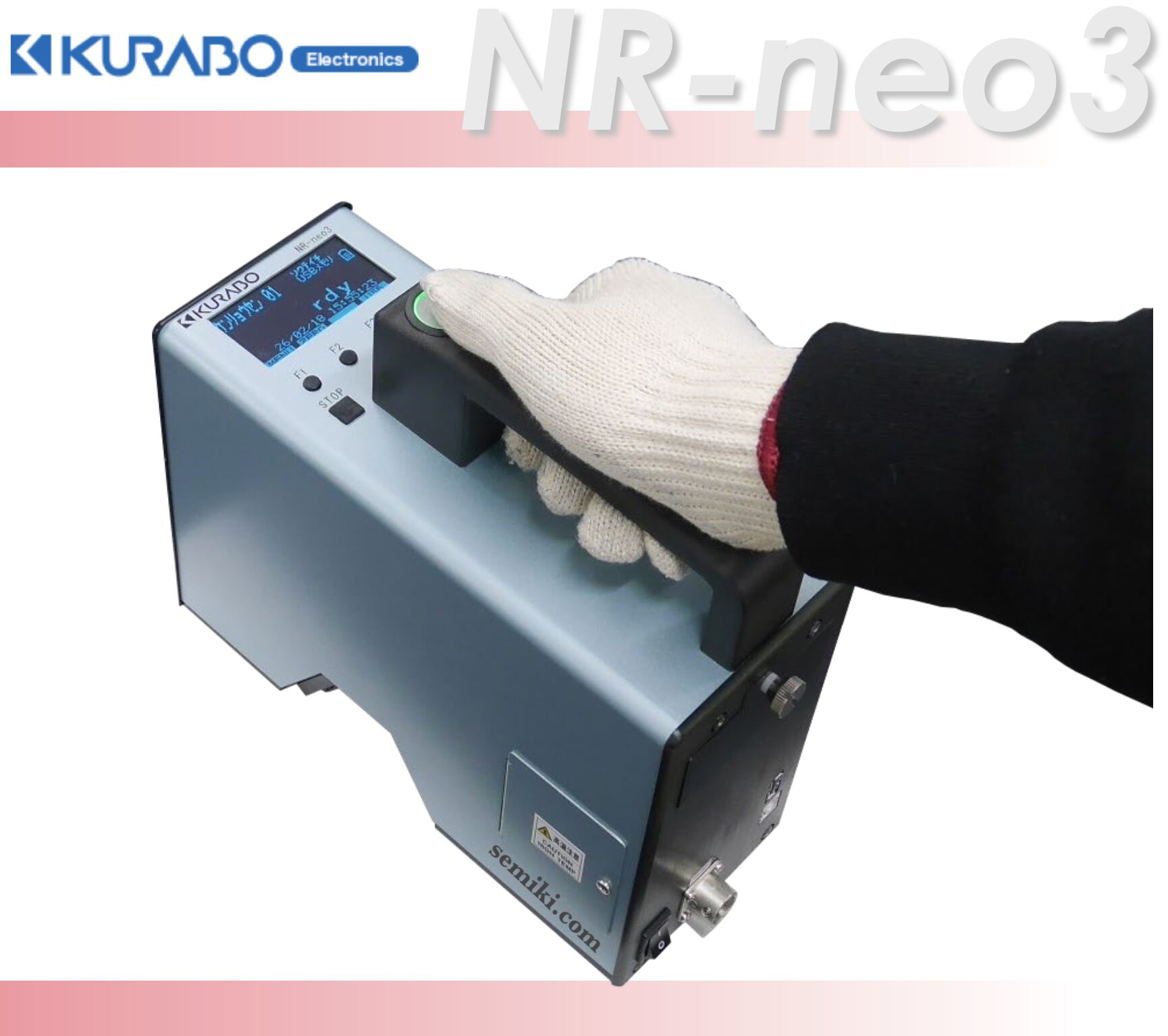 Ảnh minh họa KURABO NR-Neo3 máy đo độ dày lớp phủ dầu, nhựa trên nền kim loại (2mm/15×30 mm Oval) 1