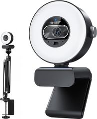  Webcam EMEET S600L 4K PDAF 0.2S 2 Micro Kèm Chân Đế 