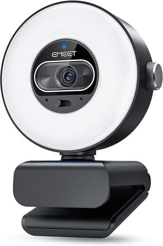 Webcam EMEET S600L 4K PDAF 0.2S Tích Hợp Đèn Vòng