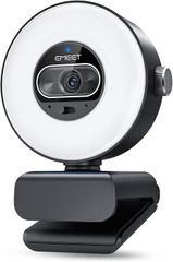  Webcam EMEET S600L 4K PDAF 0.2S Tích Hợp Đèn Vòng 