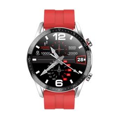  Microwear L13 Smart Watch Dây Đỏ Bạc – Năng Động & Cá Tính 