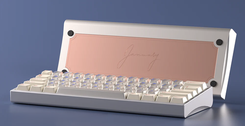 January Keyboard - Anodized Aluminum - Silver