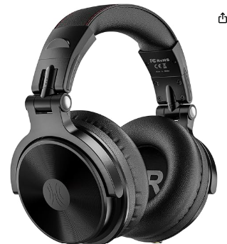 OneOdio Pro C — Bluetooth/có dây, 110h, gập gọn, bass sâu, driver 50mm, màu đen.