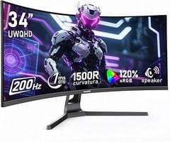  Màn Hình Gaming Cong Gawfolk 34 Inch Ultrawide 200Hz 21:9 UWQHD 