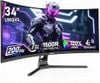 Màn Hình Gaming Cong Gawfolk 34 Inch Ultrawide 200Hz 21:9 UWQHD