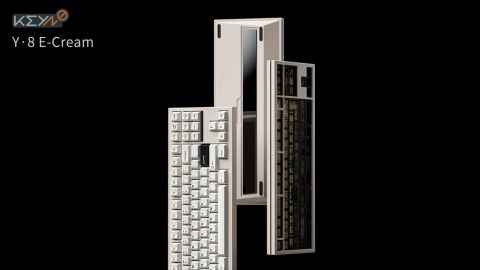 Keyno Y8 Keyboard - E-Cream