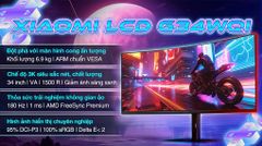  Màn hình Gaming Xiaomi G34WQi 34 inch 3K/VA/180Hz/1ms/DisplayPort 