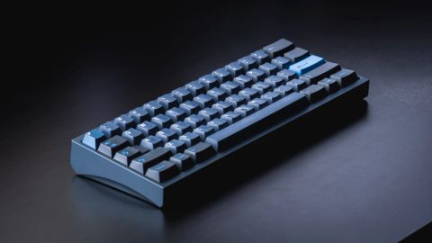 January Keyboard - Anodized Aluminum - Steel Blue