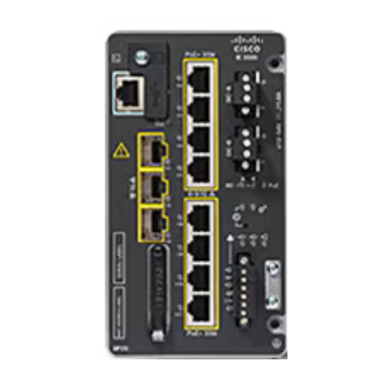 IE-3505-8P3S Cisco IE3500 Rugged Series switches, 8 x 1GE PoE+ up to 480W, 3 x 1GE fiber ports