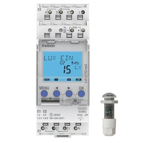 Bộ điều khiển mức độ ánh sáng THEBEN LUNA 112 top3 AL