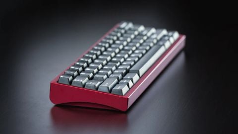 January Keyboard - Anodized Aluminum - Crimson