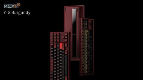 Keyno Y8 Keyboard - Burgundy