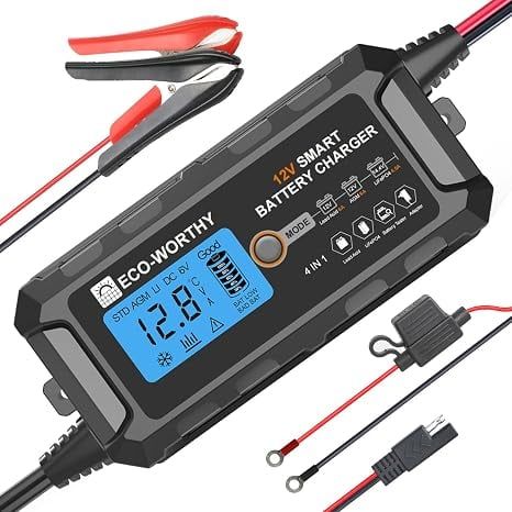 Bộ Sạc Pin 12V 5A Cho Pin Axit Chì Và Lithium LiFePO4