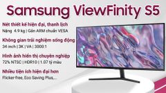  Màn hình Samsung ViewFinity S5 S50GC LS34C500GAEXXV 34 inch 3K/VA/100Hz/5ms/HDMI 
