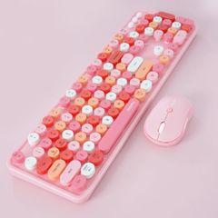  Bộ phím chuột không dây MOFII Sweet Dual Mode Hồng 