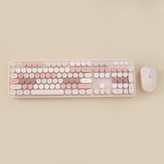  Bộ phím chuột không dây MOFII Sweet Dual Mode Nâu 
