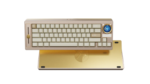 Freya Ultra Anodized Champagne Gold Keyboard - Anodized Gold