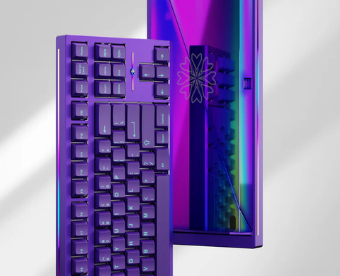 Promise87 Standard Edition Keyboard - Violet SS PVD Prism