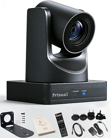 Camera PTZ Prisual Zoom Quang Học 20X PoE HDMI USB 3.0 LAN