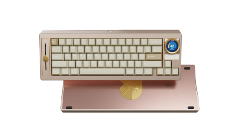 Freya Ultra Anodized Champagne Gold Keyboard - Anodized Rose Gold