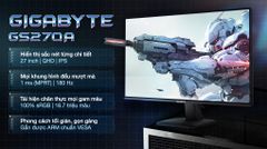  Màn hình Gaming GIGABYTE GS27QA 27 inch 2K/IPS/180Hz/1ms 