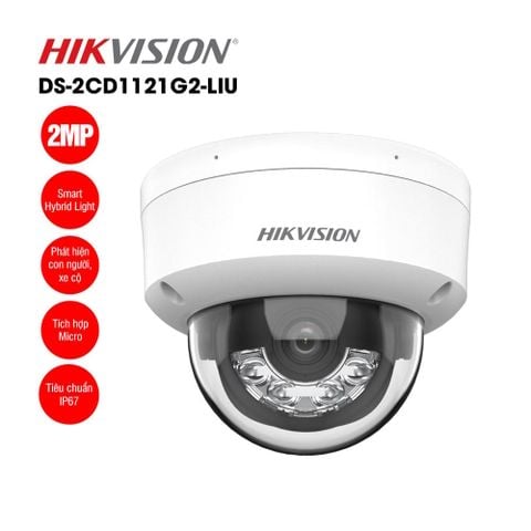Camera IP Hikvision DS 2CD1121G2 LIU 2MP ghi âm